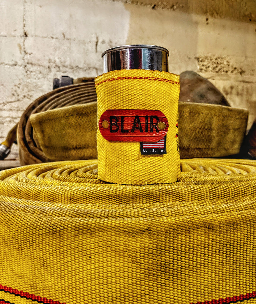 Fire Department Gifts: Firefighter Fire Hose Can Cooler: Yellow Gift